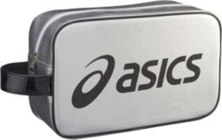 【ASICS/アシックス】 エナメルシューズケースL ホワイトxブラック ユニセックス アシックス